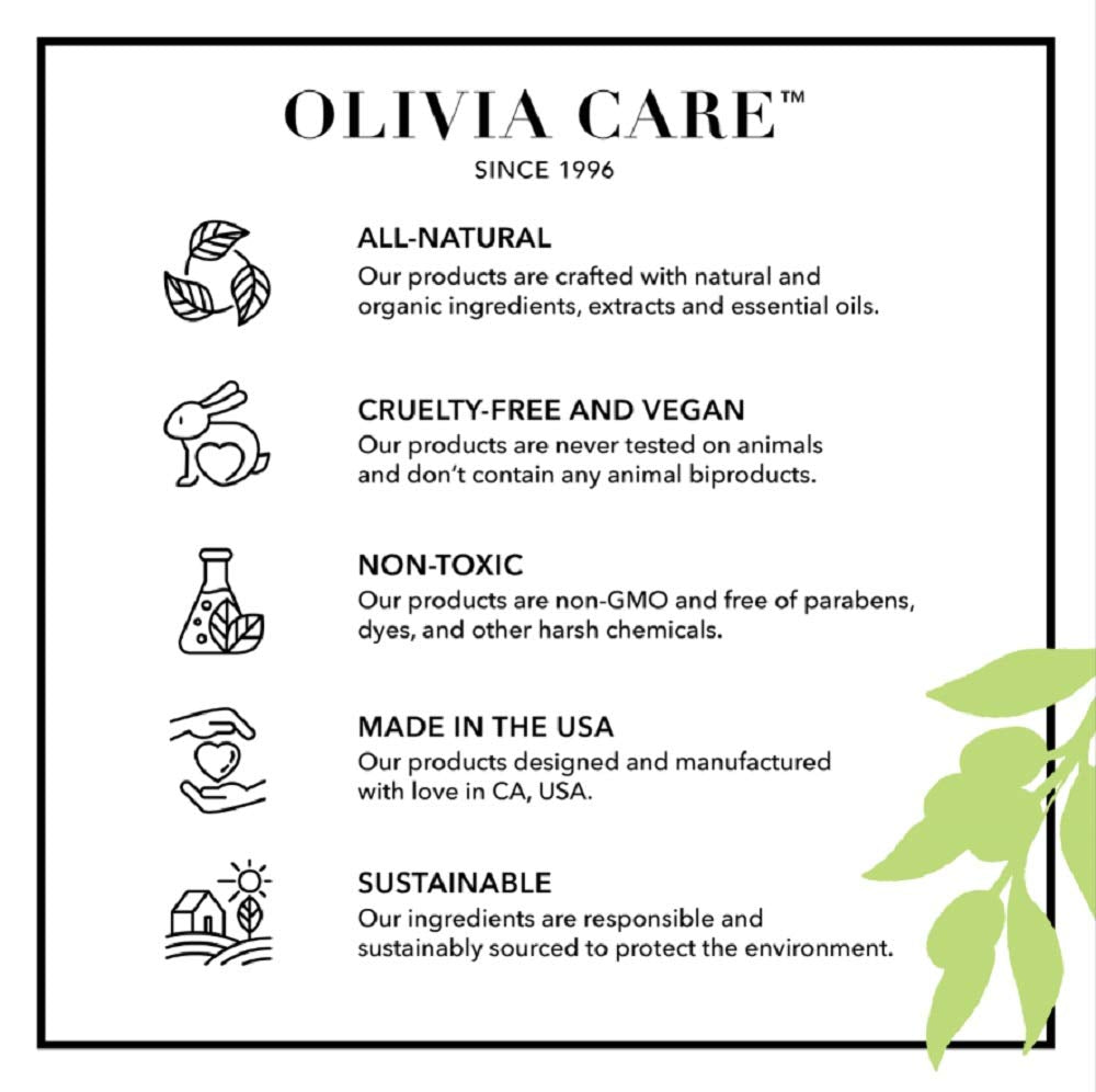 Olivia Care Tea-Tree & Aloe Scalp Serum - Natural & Vegan Ingredients - Moisturize & Anti-Itch Treatment - Stimulate Hair Growth & Repair Damage - 4 Fl Oz : Beauty & Personal Care