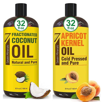 Pure Fractionated Coconut Oil & Pure Apricot Kernel Oil