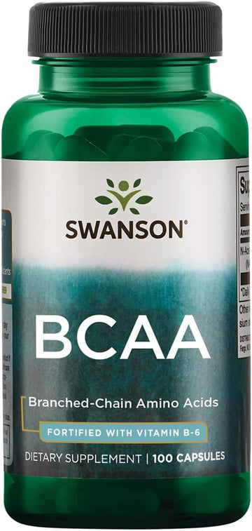 Swanson Branched-Chain Amino Acids 100 Capsules