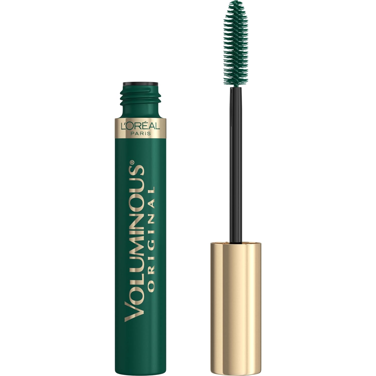 L'Oreal Paris Makeup Voluminous Original Washable Bold Eye Mascara, Deep Green, 0.27 Fl Oz