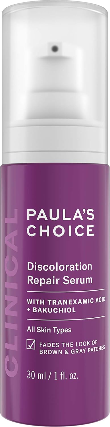 Paula'S Choice Clinical Discoloration Repair Serum With Tranexemic Acid For Stubborn Dark Spots, Post-Acne Marks & Sun Damage, Paraben-Free & Fragrance-Free, 1 Fl Oz