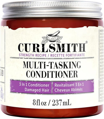 Curlsmith – Multi-Tasking Conditioner, 3 In 1 Conditioner With Proteins, For Damaged Hair 237Ml