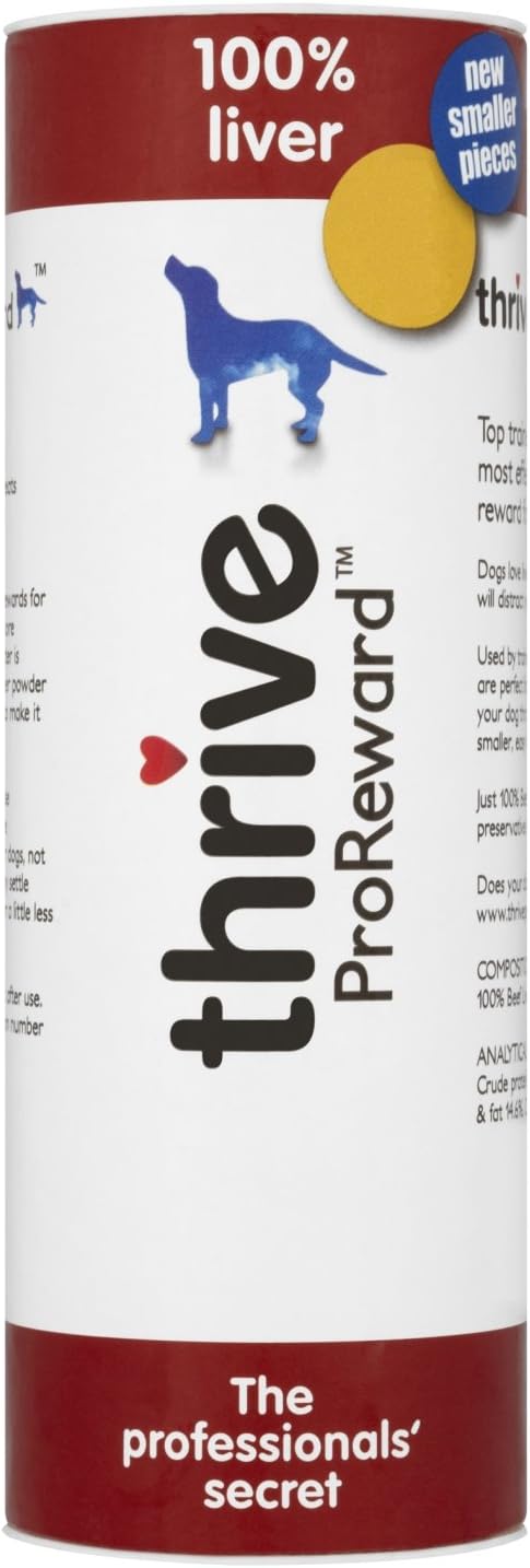thrive 1 x 60g ProReward Dog Treats 100% Liver, Transparent : Amazon.co.uk: Pet Supplies