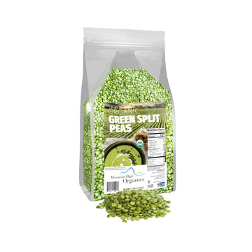 Mountain High Organics Certified Organic Green Split Peas 1/5LB Bag