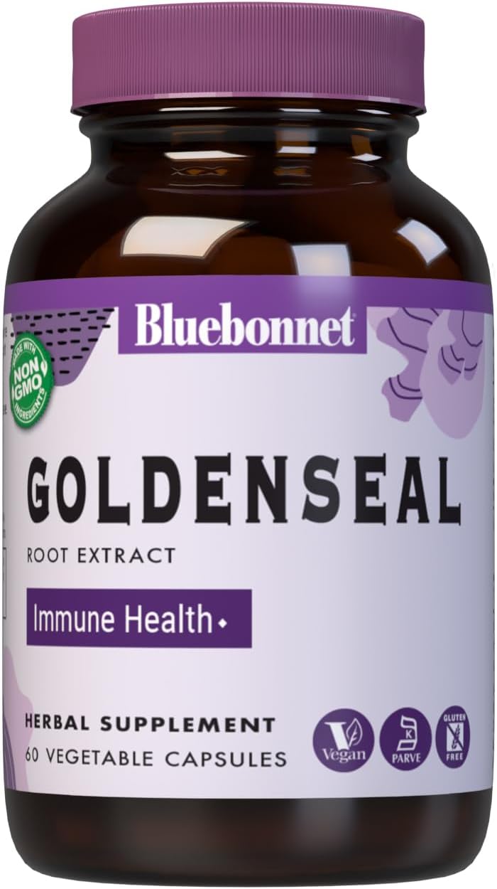 Bluebonnet Goldenseal Root Extract Supplement, 60 Count (B000I4F9Zy)