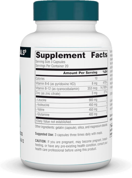 Source Naturals Bcaa Branched Chain Amino Acids, Provides Supports The Body’S Muscular Systems* - 60 Capsules