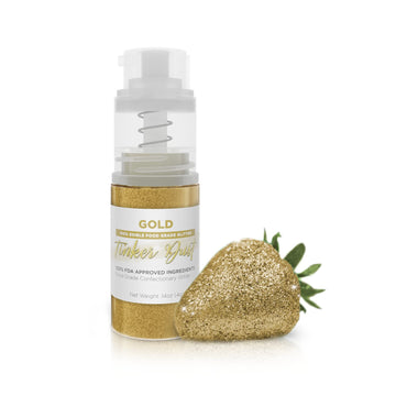 Bakell - Burgundy Red Tinker Dust (4G, 1X Mini Spray Pump) Edible Glitter For Food, Desserts, And Beverages!