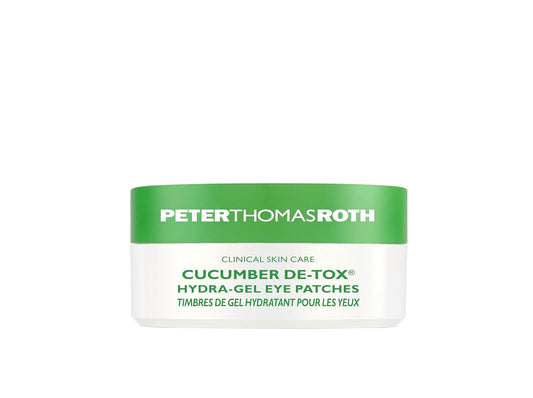 Peter Thomas Roth | Cucumber De-Tox Hydra-Gel Eye Patches | Soothing Under-Eye Patches For Puffiness, Dark Circles, Fine Lines And Wrinkles, 60 Count (Pack Of 1)