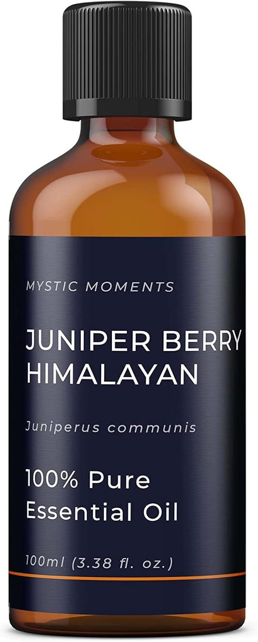Mystic Moments | Juniper Berry Himalayan Essential Oil 100ml - Pure & Natural oil for Diffusers, Aromatherapy & Massage Blends Vegan GMO Free