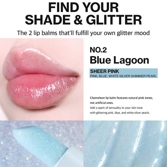 Unleashia Glacier Vegan Lip Balm (No.2 Blue Lagoon)