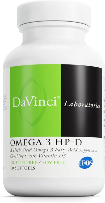 DAVINCI Labs Omega 3 HP-D - Dietary Supplement to Support Immune Syste