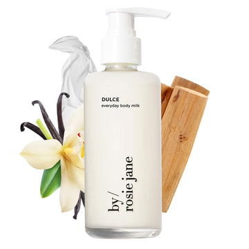 By Rosie Jane Chill Out Everyday Body Milk - Hydrating Toner & Body Moisturizer To Help Even Skin Tone - Infused With Soothing Aloe Vera And Turmeric Root To Promote Anti-Aging (5 Ounce)