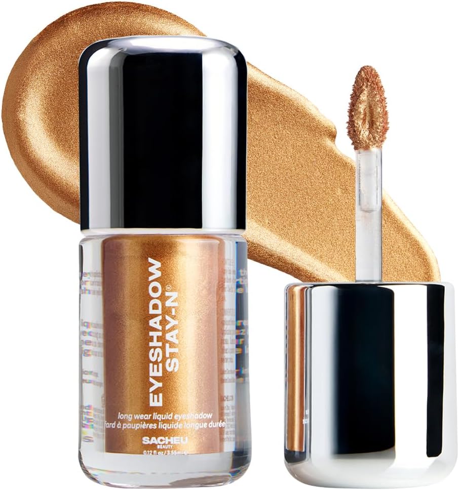 Sacheu Liquid Eyeshadow Stay-N Longwear Eye Makeup — Buildable Highly Pigmented & Blendable Eye Shadow Cream In Matte & Shimmer Finishes, Sun-Lit
