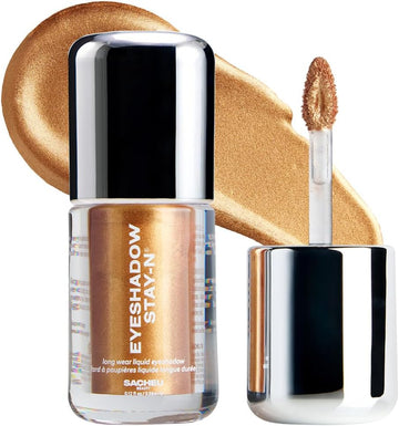 Sacheu Liquid Eyeshadow Stay-N Longwear Eye Makeup — Buildable Highly Pigmented & Blendable Eye Shadow Cream In Matte & Shimmer Finishes, Sun-Lit