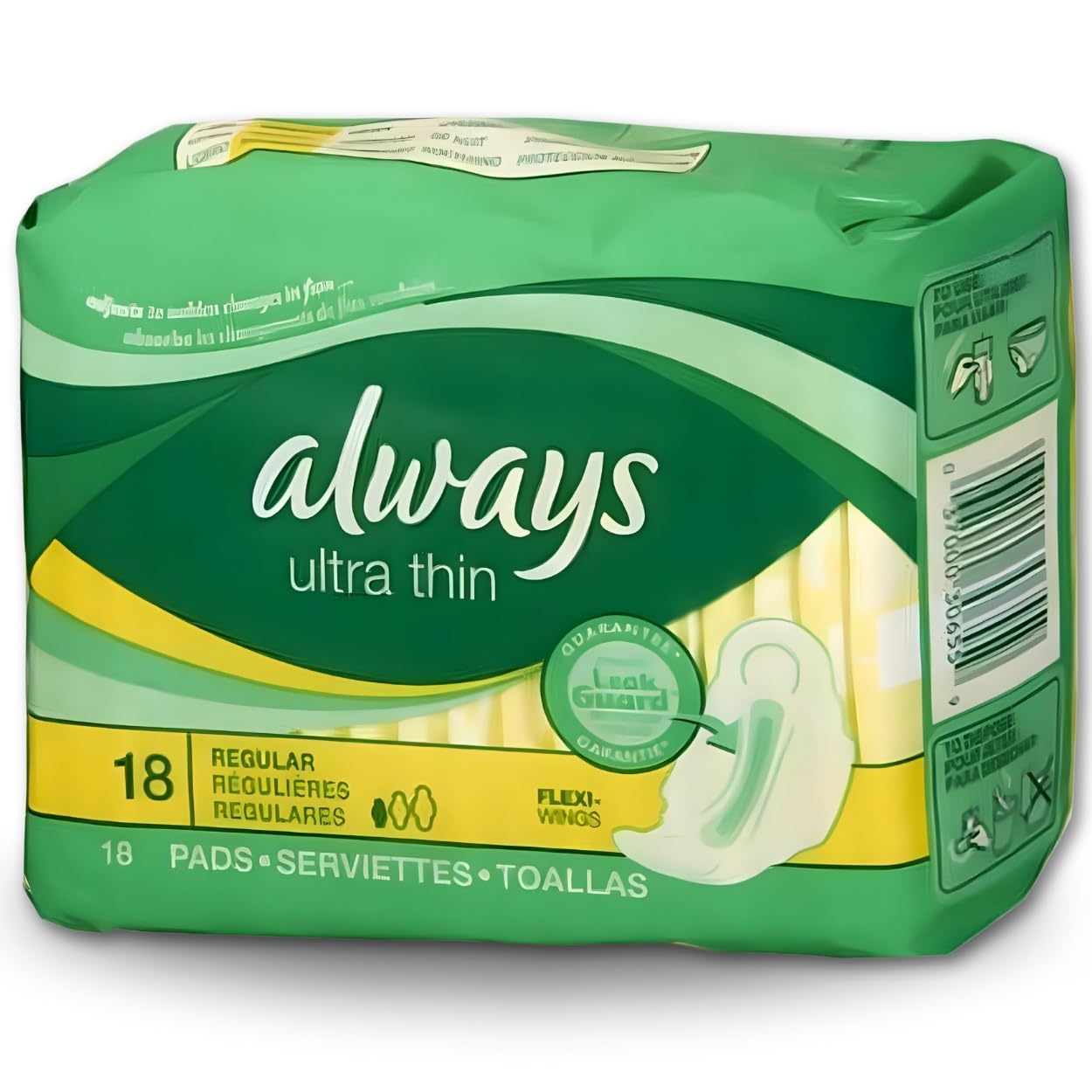 Always Ultra Thin Pads Regular Flexi-Wings 18 ea