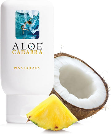 All Natural Aloe Cadabra Organic Lubricant, Pina Colada Flavored, 2.5 Ounce