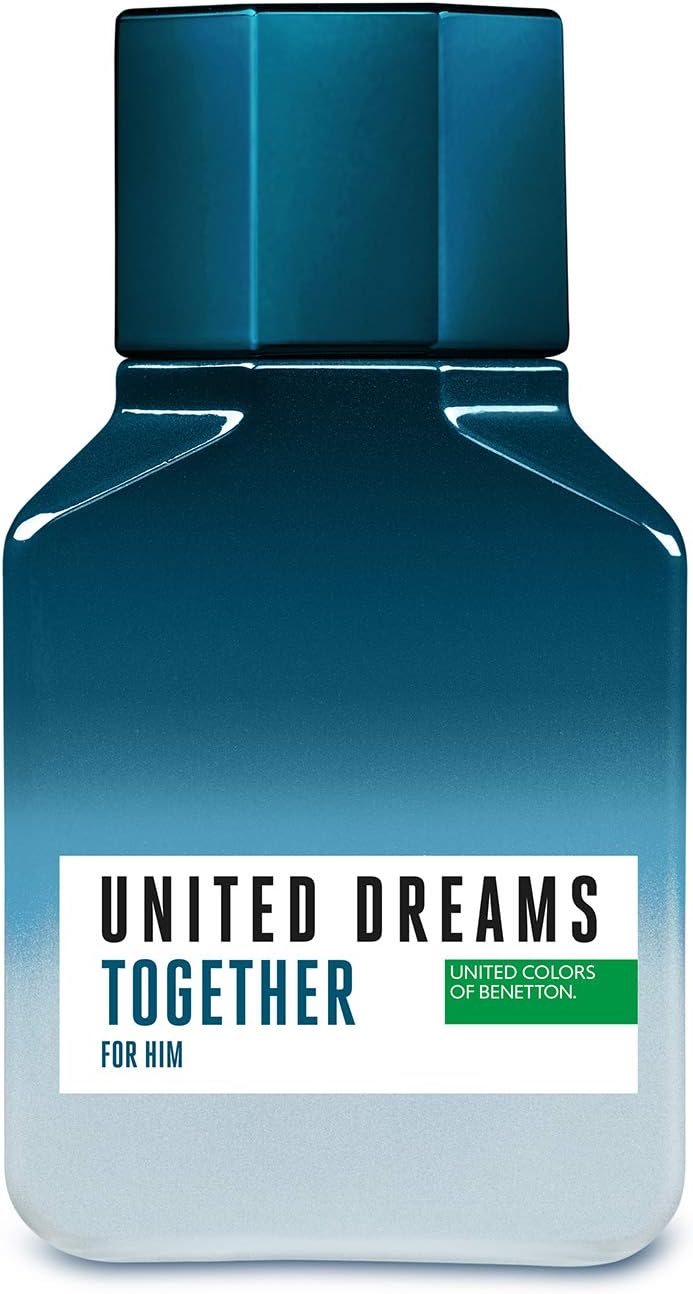 Benetton - United Dreams Together, Eau De Toilette For Men - Fresh, Casual And Masculine Fragance - Citrus And Spicy Notes - Ideal For Day Wear - 100 Ml