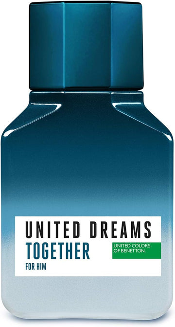 Benetton - United Dreams Together, Eau De Toilette For Men - Fresh, Casual And Masculine Fragance - Citrus And Spicy Notes - Ideal For Day Wear - 100 Ml