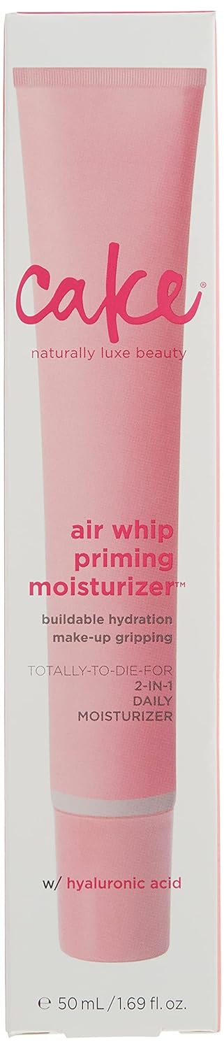 Cake Beauty Air Whip Priming Buildable Moisturizer, 1.69 Ounce