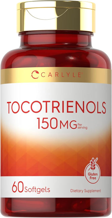 Carlyle Tocotrienols | 150Mg Supplement | 60 Softgels | Non-Gmo And Gluten Free Complex