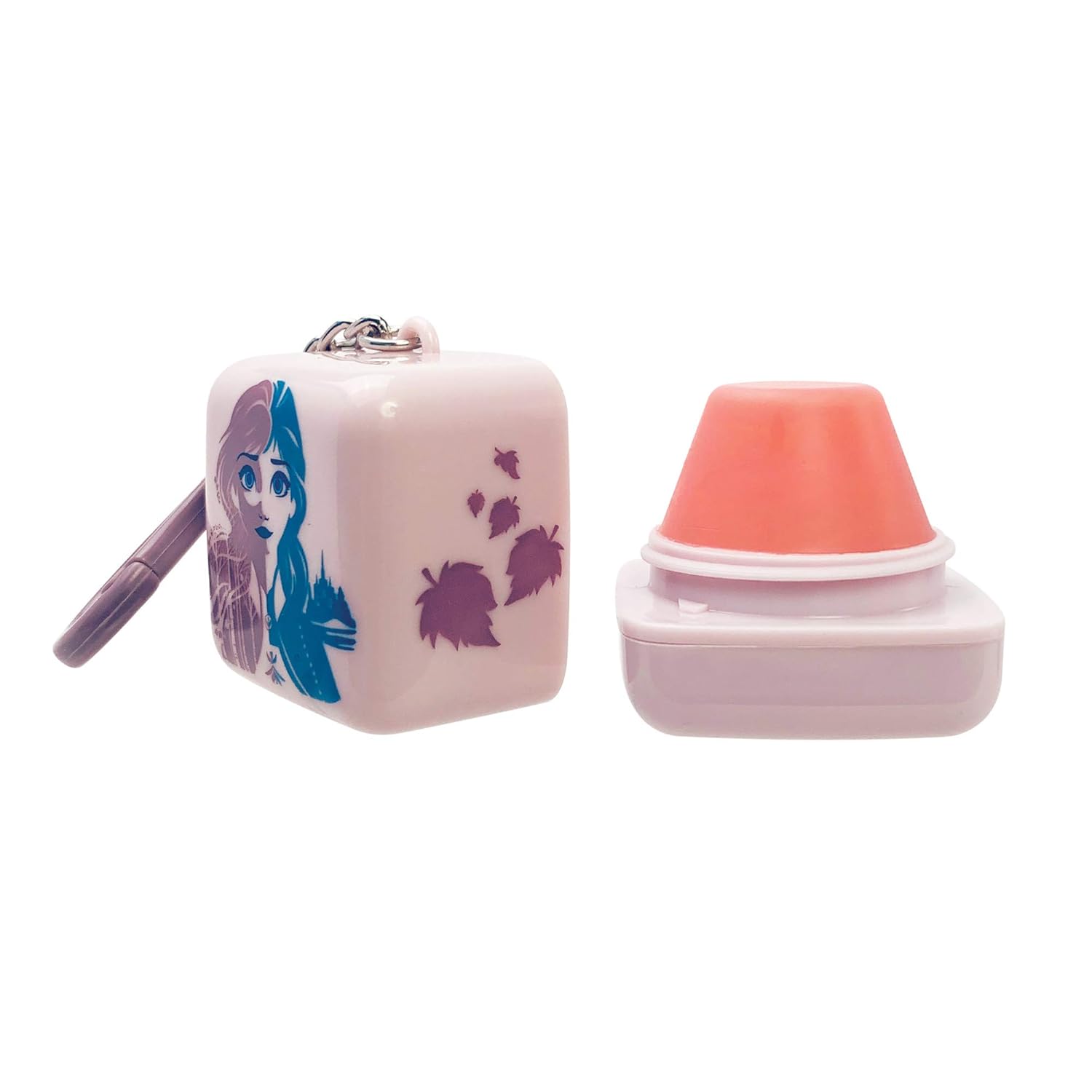 Lip Smacker Disney Frozen II Anna Cube Flavored Lip Balm Keychain, Anna Magical Berry, Clear, For Kids : Beauty & Personal Care