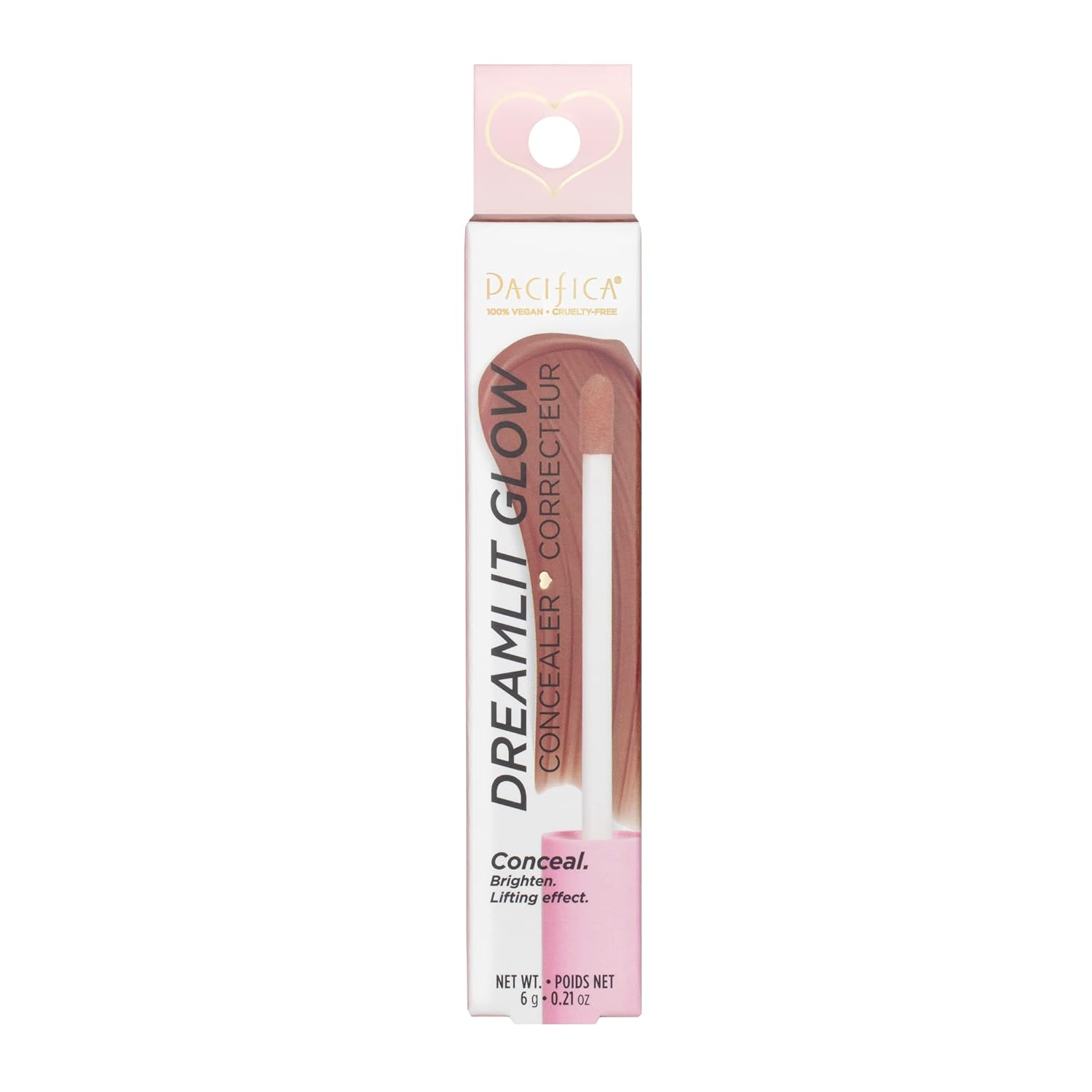 Pacifica Beauty, DreamLit Glow Concealer -Shade 03, Multi-Use Concealer, Conceals, Corrects, Covers, Puffy Eyes and Dark Circles Treatment, Plant-Based Formula, Lightweight, Long Lasting, Vegan : Beauty & Personal Care