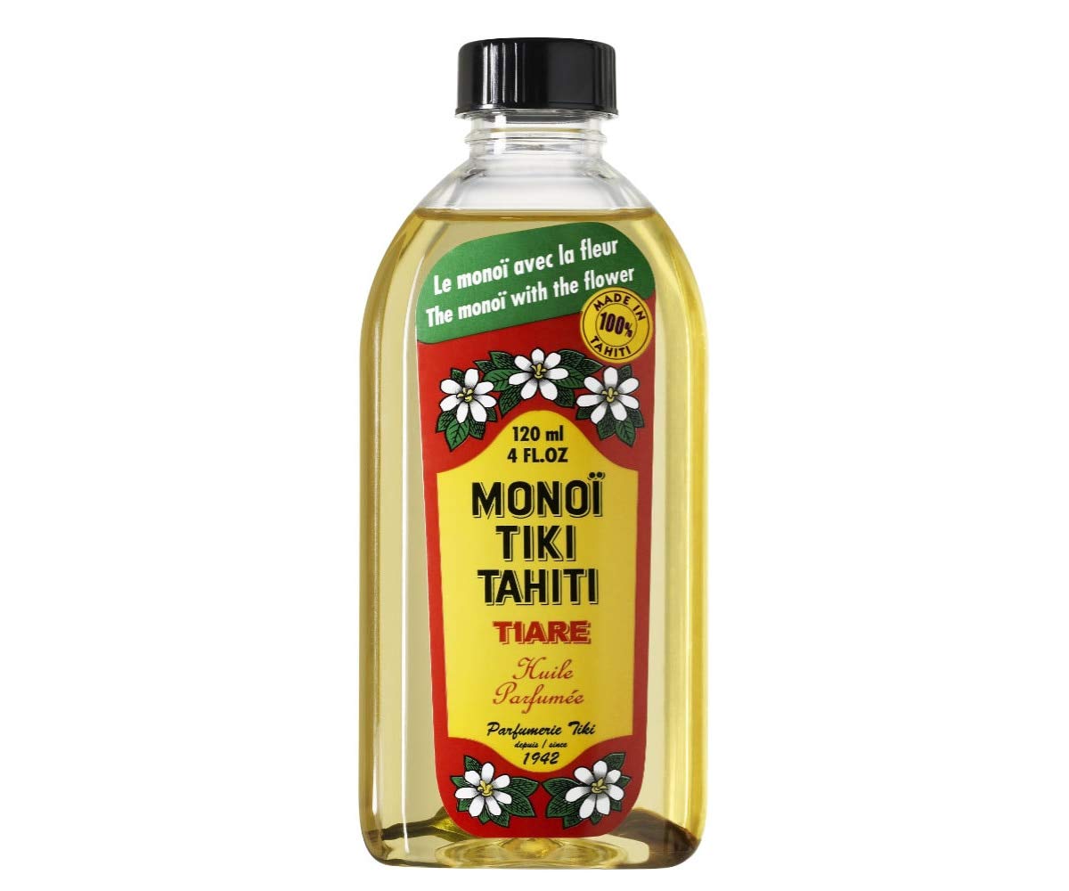 Monoi Tiki Tahiti - Tiare Coconut Oil - Original Gardenia Fragrance - 4 Fl. Oz