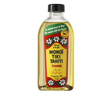 Monoi Tiki Tahiti - Tiare Coconut Oil - Original Gardenia Fragrance - 4 Fl. Oz