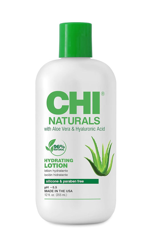 CHI Naturals with Aloe Vera Hydrating Lotion, 12 oz : Beauty & Personal Care