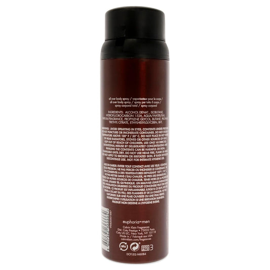 Calvin Klein Euphoria For Men Deodarant Spray 5.4 Fl Oz : Beauty & Personal Care