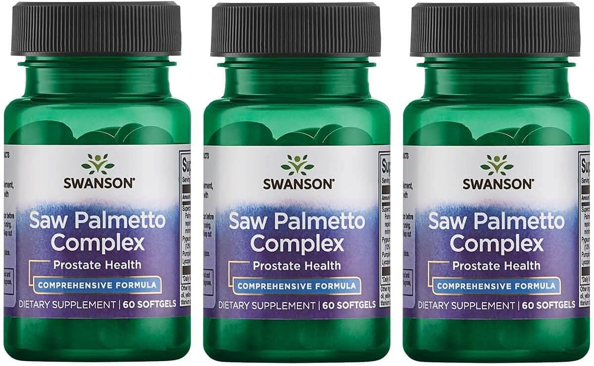 Swanson Saw Palmetto Complex 60 Sgels 3 Pack