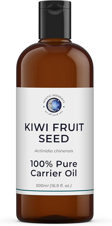 Mystic Moments | Kiwi Fruit Seed Carrier Oil 500ml - Pure & Natural Oil Perfect for Hair, Face, Nails, Aromatherapy, Massage and Oil Dilution Vegan GMO Free