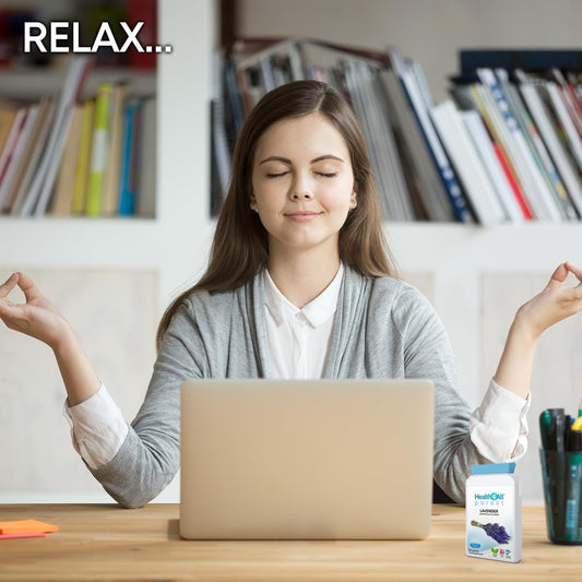 Health4All Lavender 500Mg 60 Capsules, Purest - No Additives. Vegan Lavender Flower Capsules (Not Tablets Or Oil) Supplement For Anxiety, Relaxation And Sleep Support | Made In Uk