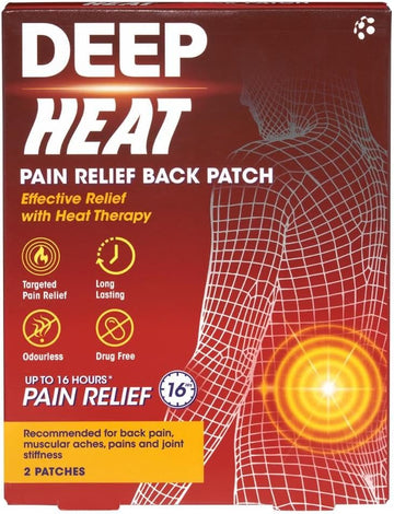 Deep Heat, Well Large Patch For Back Pain Pads, 2 Count