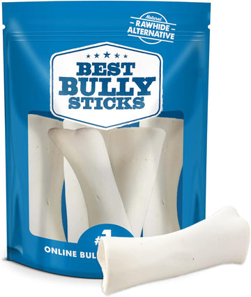 Best Bully Sticks 5-6" Hollow Dog Bones, 5 Pack Shin Bones For Dogs - Highly Digestible, Long Lasting & Refillable Dog Bones