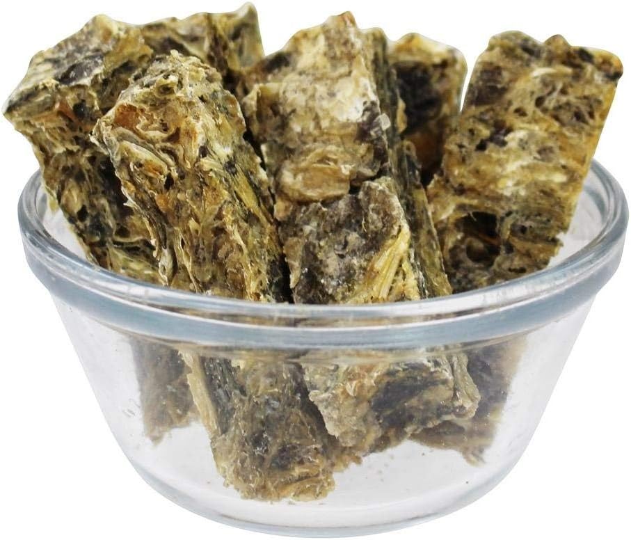 Plato Pet Treats Air Dried Dog Treats Hundur's Crunch Single Ingredient Cod Skin Dog Treats, Jerky Fingers, For Healthy Skin & Coat, Grain Free, All Natural Cod, Single Ingredient Fish, 3.5oz : Pet Supplies