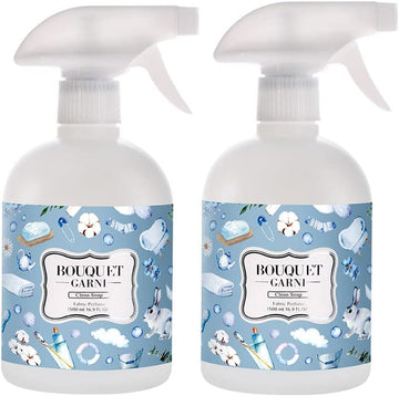 Bouquet Garni Fabric Perfume Clean Fragrance - Long Lasting Fragrance Fabric And Linen Odor Remover - Odor Eliminator And Neutralizer Spray - Fabric Deodorizer And Refresher - 16.9 Fl Oz