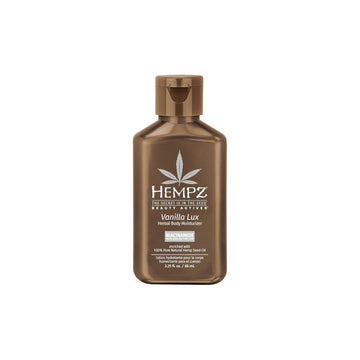 Hempz Mini Vanilla Lux Herbal Body Moisturizer 2.25 Oz