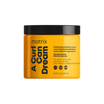 Matrix A Curl Can Dream Moisturizing Leave-In Cream | Moisturizes & Defines Curls | For Curly, Coily, And Wavy Hair | Protects From Heat Styling | Frizz Control & Detangler | 16.9 Fl. Oz