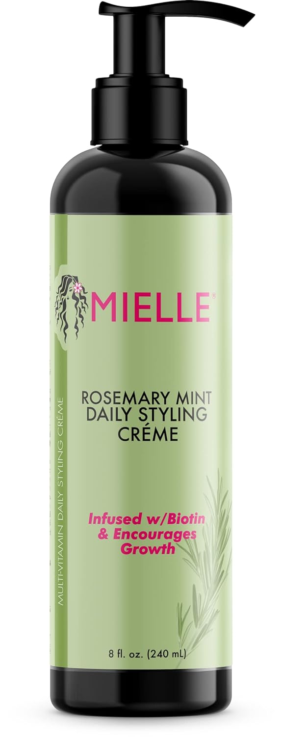 MIELLE rosemary mint multi-vitamin daily styling creme, 8 Ounce : Beauty & Personal Care