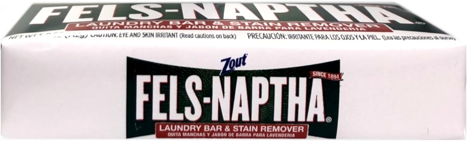 Fels Naptha Laundry Bar and Stain Remover, 5 Ounce (Thr?? ?ack) : Health & Household