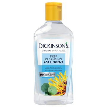 Dickinson's Enhanced Witch Hazel Deep Cleansing Astringent, Menthol and Eucalyptus, 16 Fl Oz (Pack of 3) : Beauty & Personal Care