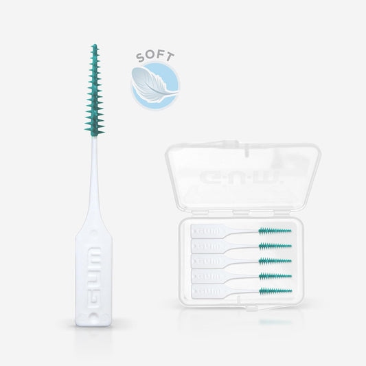 Gum Soft-Picks Original Interdental Cleaners | Teeth Cleaning And Plaque Removal | 6 X 50 Pieces (Size L: Iso 2 - Iso 3-5, 1.1-1.8 Mm)