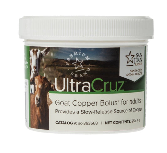 Ultracruz - Sc-363568 Goat Copper Bolus Supplement For Adults, 25 Count X 4 Grams