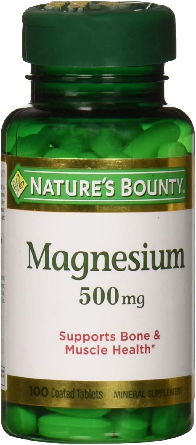 Nature'S Bounty Magnesium 500 Mg Tablets 100 Ea