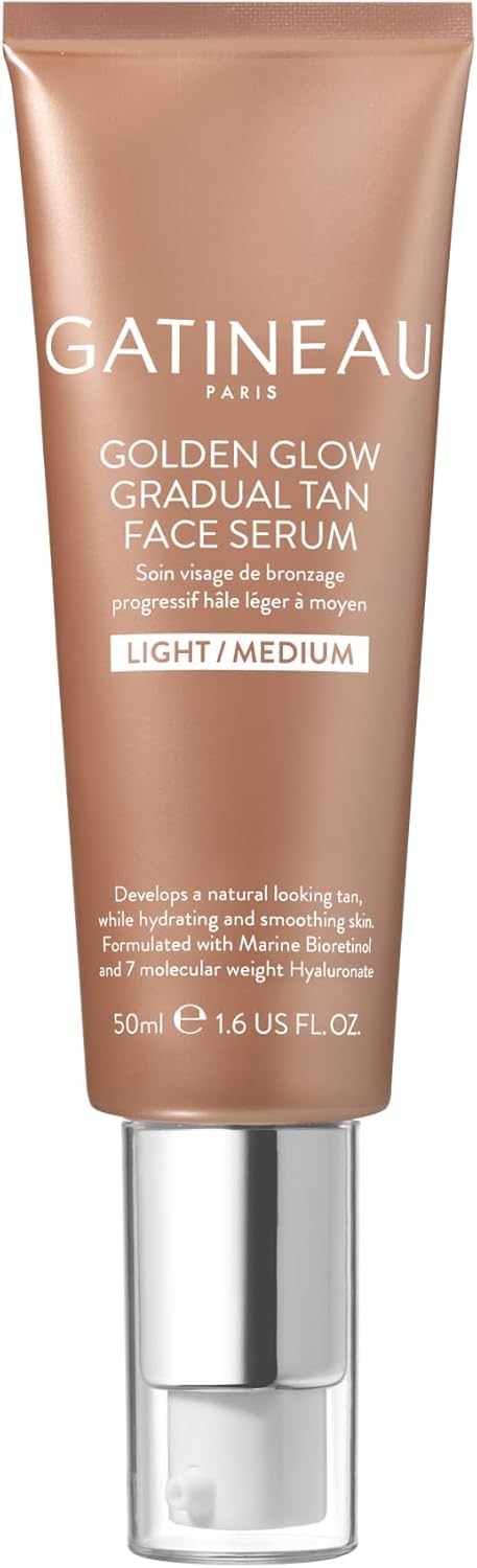 Gatineau - Golden Glow Gradual Tan Face Serum (Light/Medium 50ml) - Daily Facial Moisturiser with Self Tan, Natural & Streak Free, Radiant Dewy Complexion : Amazon.co.uk: Beauty