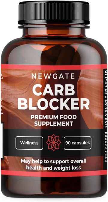 Carb Blocker 90 Capsules - High Strength Nutritional Supplement - Appetite Suppressant - Made In The Uk - Halal