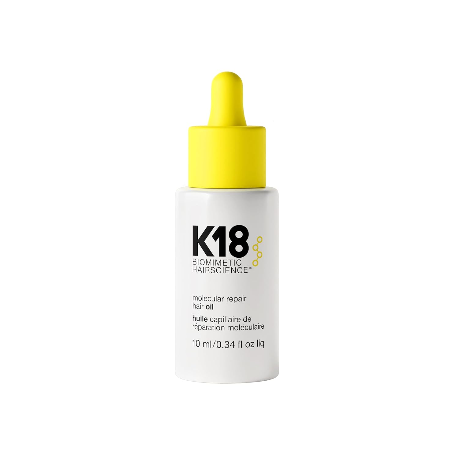 K18 Molecular Repair Hair Oil, Weightless Oil For Stronger, Healthier Hair, Suitable For All Hair Types