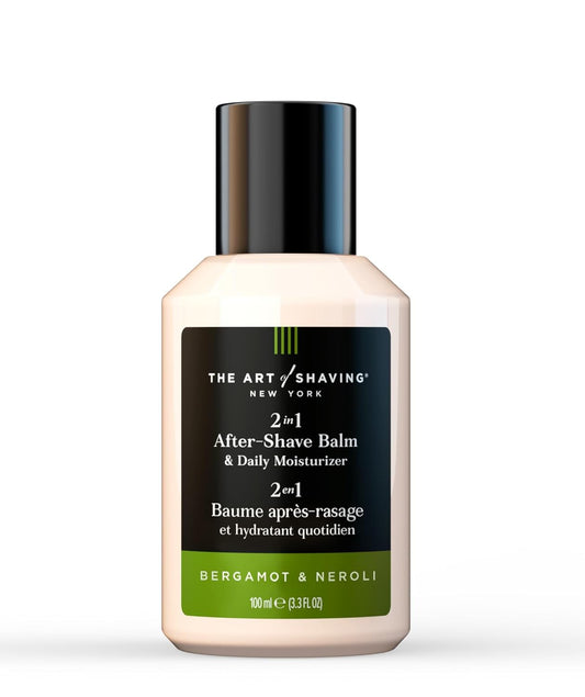 The Art Of Shaving Bergamot & Neroli 2 In 1 After-Shave Balm & Daily Moisturizer For Men – Provides 8 Hours Of Restorative Hydration – Clinically Tested For Sensitive Skin – 3.3 Oz