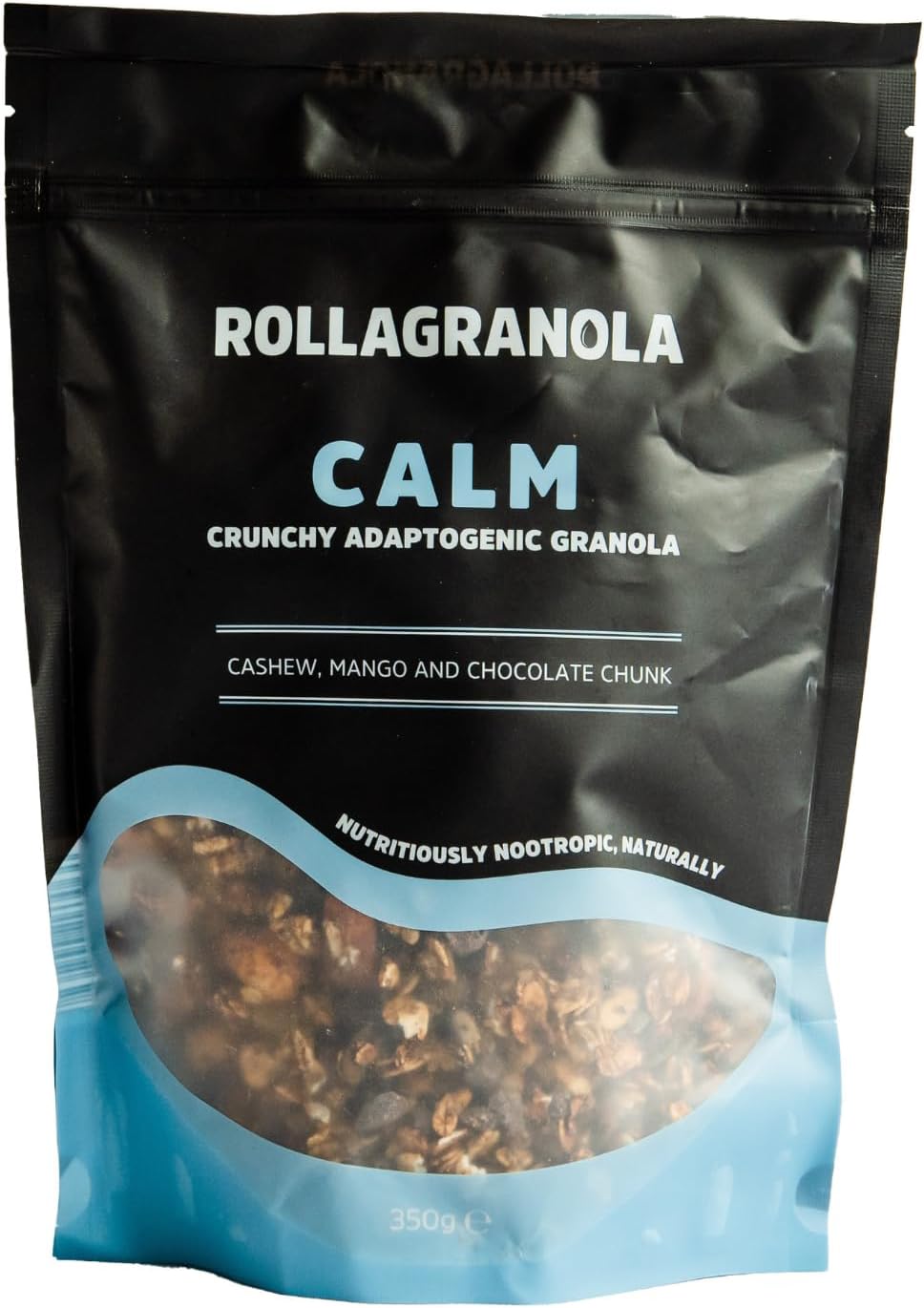 Rollagranola - Complete Vegan - Hazelnut Butter & Cranberry Granola 10 X 40G Serving. Gluten Free & Suitable For A Vegan Diet. Crunchy Adaptogenic Granola. Nutritiously Nootropic Naturally